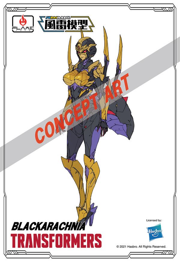 Transformers Animated - Blackarachnia - Furai Model (Flame Toys)