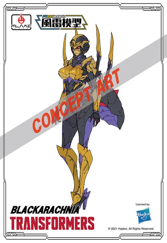 Transformers Animated - Blackarachnia - Furai Model (Flame Toys)