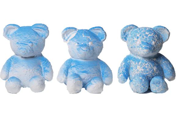 Daniel Arsham Eroded Bear Blue Calcite 2022