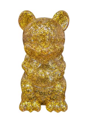 Ron English Mini Mousezilla Gold Glitter