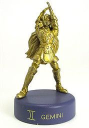 Saint Seiya - Gemini Saga - Candy Toy - Dydo Dr. Pepper Saint Seiya Brass Figures