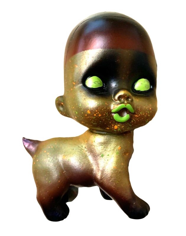 Grody Shogun Baby Monster Puppy Zombie Dog Custom Painted