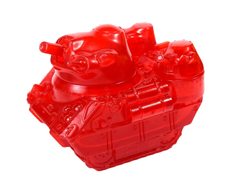 Max Toy Co. Kaiju Tank Sofubi Clear Red