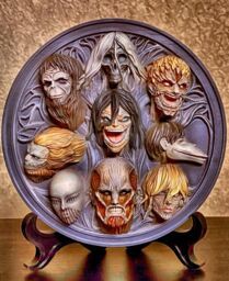 Shingeki no Kyojin - Agito no Kyojin - Chou-ougata Kyojin - Eren Kyojin - Kemono no Kyojin - Megata no Kyojin - Sentsui no Kyojin - Shariki no Kyojin - Shiso no Kyojin - Yoroi no Kyojin - Bust (Guiro)
