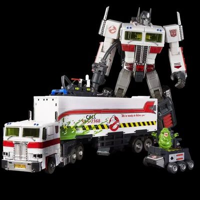 Ghostbusters - Transformers - Convoy - Slimer - The Transformers: Masterpiece (MP-10G) - Transformers Collaborative (Hasbro, Takara Tomy)