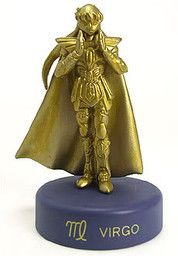 Saint Seiya - Virgo Shaka - Candy Toy - Dydo Dr. Pepper Saint Seiya Brass Figures
