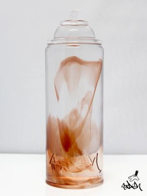 Stash Spray Can Sculpture Polychrome
