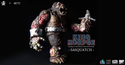 James Groman x Instinctoy King Korpse Snarling Sasquatch