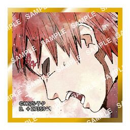 Naruto Shippuuden - Gaara - Gashapon - Mame Gacha Shikishi - Mame Gacha Shikishi Naruto Shippuuden Vol.2