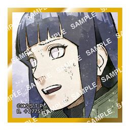 Naruto Shippuuden - Hyuuga Hinata - Gashapon - Mame Gacha Shikishi - Mame Gacha Shikishi Naruto Shippuuden Vol.3