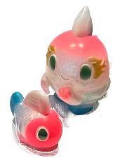 Teresa Chiba Kibunadon and Ochan Sofubi Set Pink Glitter