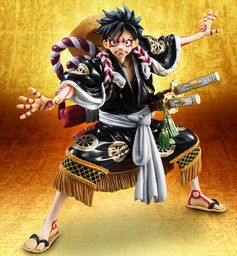 Super Kabuki II: One Piece - Monkey D. Luffy - Excellent Model - Portrait.Of.Pirates "Kabuki-Edition" - 1/8 - Saien (MegaHouse)