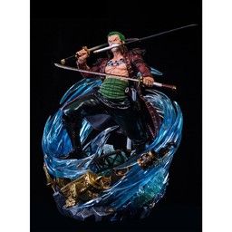 One Piece - Roronoa Zoro - One Piece Log Collection Statue - 1/4 (Plex, Unique Art Studio)