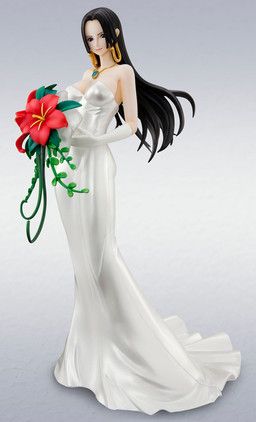 One Piece - Boa Hancock - Excellent Model - Portrait Of Pirates Limited Edition - 1/8 - Wedding Ver. (MegaHouse)