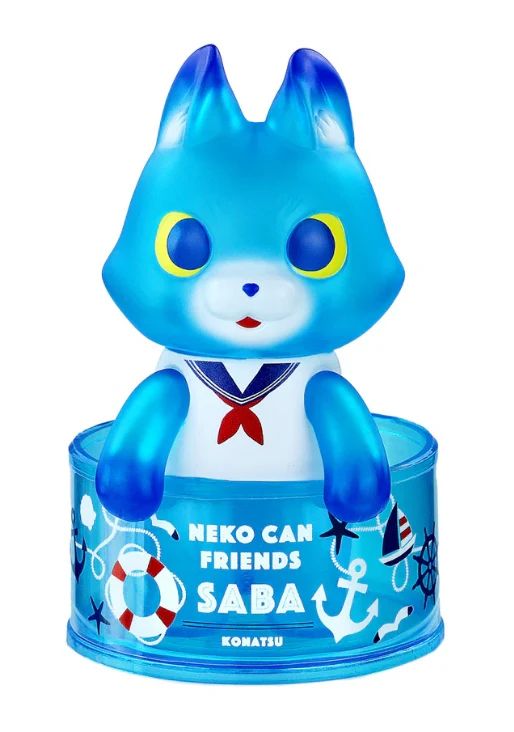Konatsu Can Cat Friends Sofubi SABA Marine
