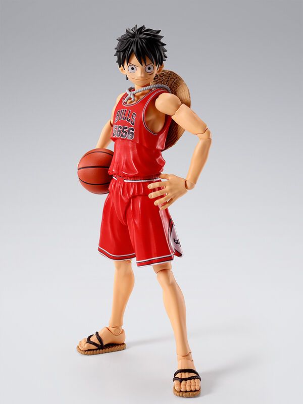 Chicago Bulls - One Piece - Monkey D. Luffy - One Piece × NBA - S.H.Figuarts - Chicago Bulls Ver.