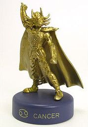 Saint Seiya - Cancer Death Mask - Candy Toy - Dydo Dr. Pepper Saint Seiya Brass Figures