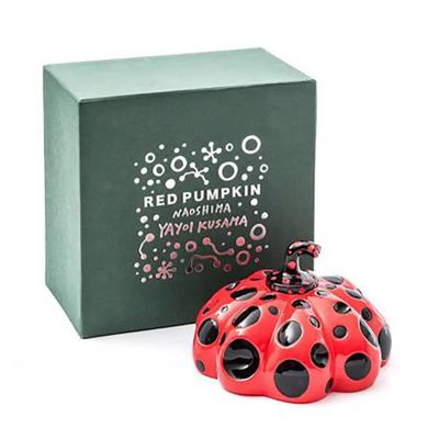 Yayoi Kusama Pumpkin Red Ceramic 18cm