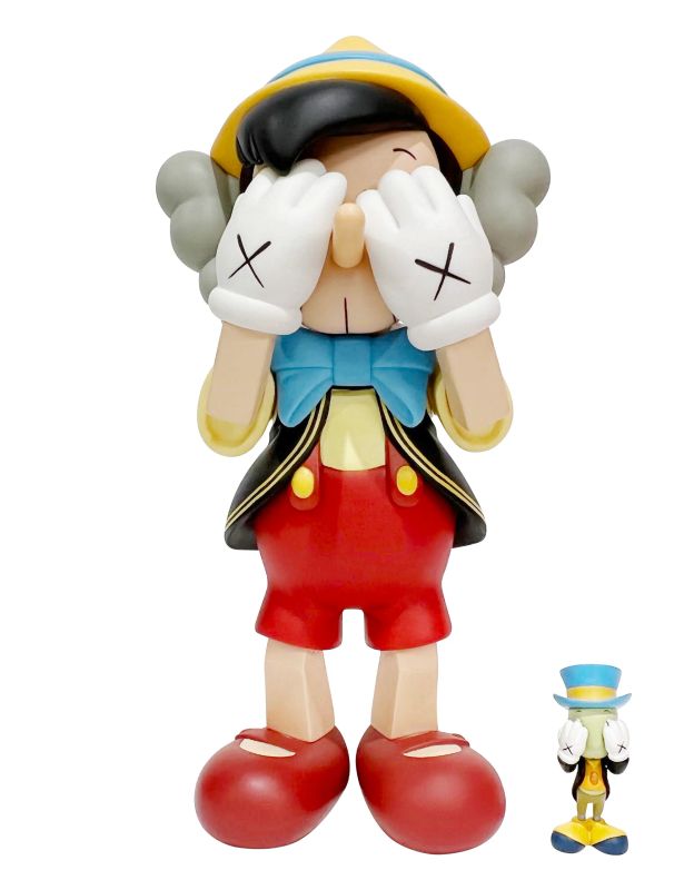 KAWS Pinocchio and Jiminy Cricket 2010