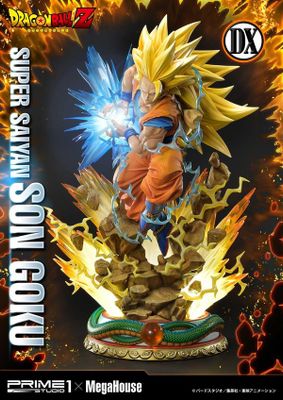 Dragon Ball Z - Son Goku - Son Goku SSJ - Son Goku SSJ2 - Son Goku SSJ3 - Mega Premium Masterline (MPMDBZ-01DX) - 1/4 - DX Version (MegaHouse, Prime 1 Studio)