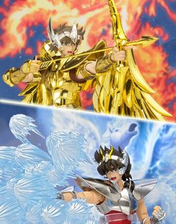 Saint Seiya - Myth Cloth EX - Pegasus Seiya & Sagittarius Aiolos effect parts set