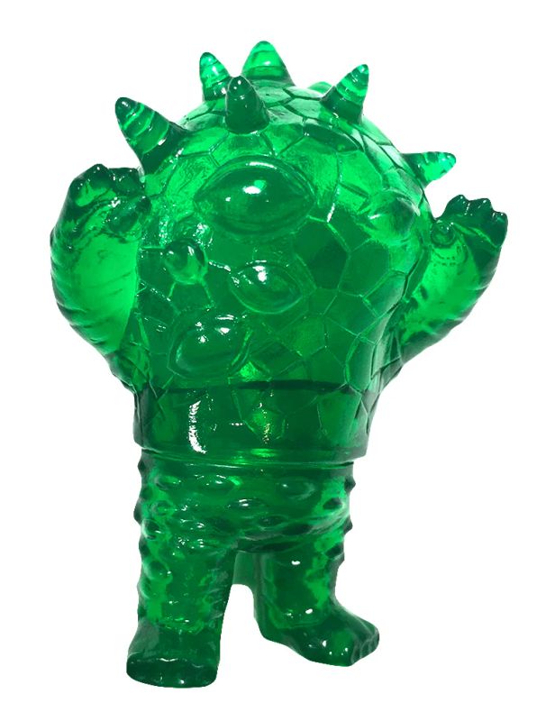 Max Toy Co. Micro Kaiju Eyezon Green Clear Unpainted