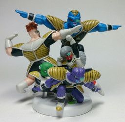 Dragon Ball Z - Burter - Ginyu - Guldo - Jeice - Recoome - Dragon Ball Mini Figure Selection Plus - Ginyu Force