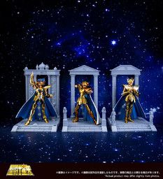 Saint Seiya - Myth Cloth EX - Leo Temple Pedestal Set