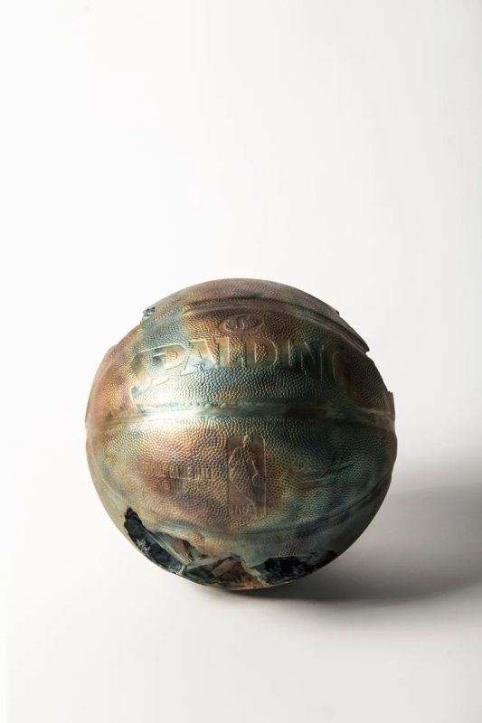 Daniel Arsham Eroded Classic Pokeball Bronze