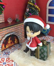 Shingeki no Kyojin - Levi - Nendoroid Petit (Unofficial) - Santa Ver. (Otome no Yokubou)