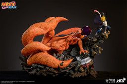 Naruto Shippuuden - Kyuubi - Namikaze Minato - Ultimate Diorama Statue Professional - 1/8 (Hex Collectibles, Hive)