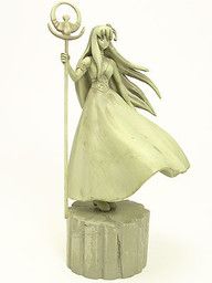 Saint Seiya - Athena (Kido Saori) - Diorama Figure ~Blue Forever~ Part 2 - No color (Banpresto)