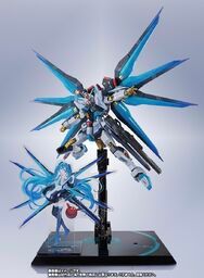 Gundam Metal Robot Spirits Strike Freedom Gundam Type II (Hatsune Miku Ver.)