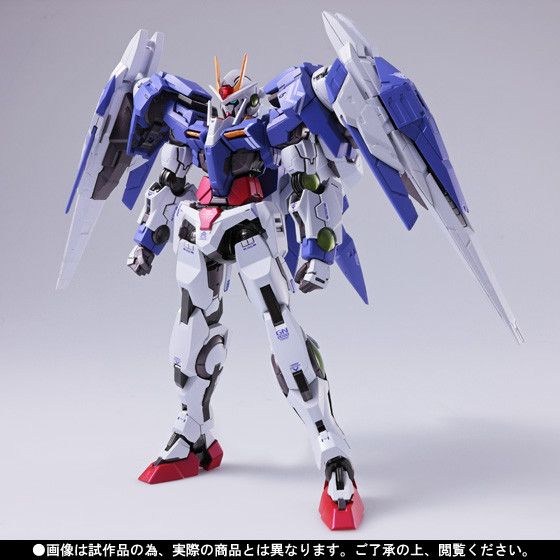 Gekijouban Kidou Senshi Gundam 00: A Wakening of the Trailblazer - Kidou Senshi Gundam 00 - GN-0000 00 Gundam - GN-0000+GNR-010 00 Raiser - GN-0000RE+GNR-010 00 Raiser GN Condenser Type - GNR-010 0 Raiser - Metal Build - 1/100 - New Marking Ver.