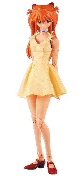 Shin Seiki Evangelion - Souryuu Asuka Langley - Real Action Heroes (#311) - 1/6 - Yellow One-piece (Evangelion Store, Medicom Toy)