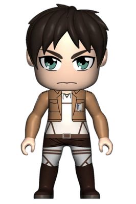 Shingeki no Kyojin - Eren Yeager - Kawaii Titans - Kawaii Titans: Attack on Titan Mini Figures (Titan Merchandise)