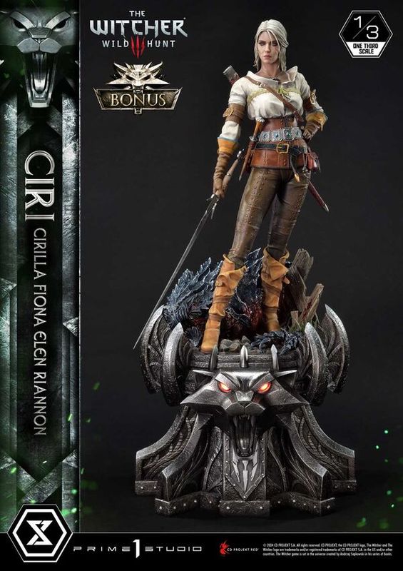 The Witcher 3: Wild Hunt - Ciri - Hound of the Wild Hunt - Museum Masterline Series (MMW3-03S) - 1/3 - Bonus Version (Prime 1 Studio)