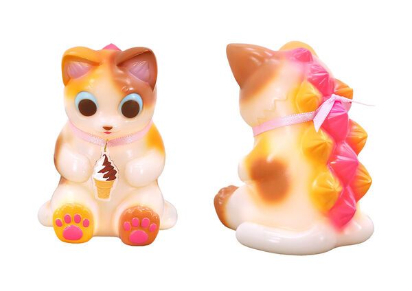 Bakeneko Kaijuu Negora - Negora - Osuwari Negora - Sofubi Figure - Ice Cream (Konatsuya)