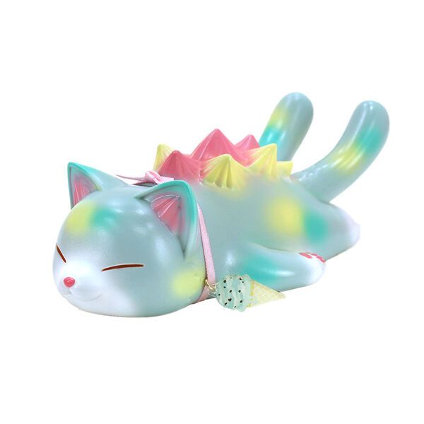 Bakeneko Kaijuu Negora - Negora - Nemuri Negora - Sofubi Figure - Mint Ice Cream (Konatsuya)