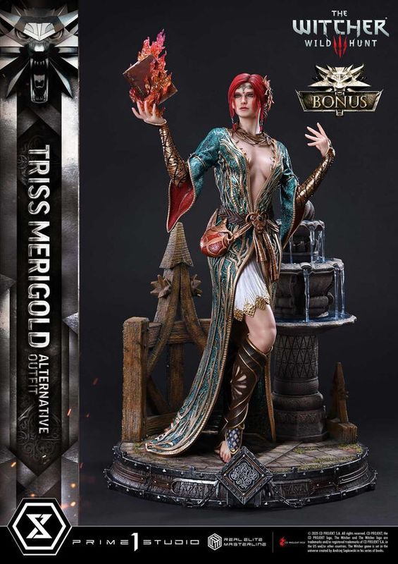 The Witcher 3: Wild Hunt - Triss Merigold - Real Elite Masterline (REMW3-01S) - 1/4 - Alternate Outfit, Bonus Version (Prime 1 Studio)