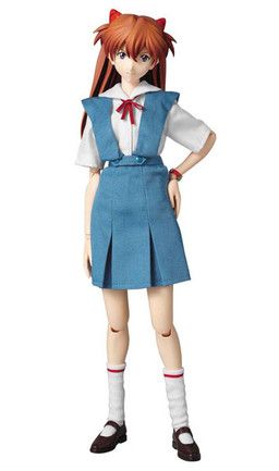 Shin Seiki Evangelion - Souryuu Asuka Langley - Real Action Heroes (#502) - 1/6 - Uniform Version (Medicom Toy)
