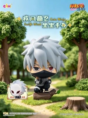 Naruto Shippuuden - Hatake Kakashi - Naruto Shippuden Cute Ninja Swift Wind Sitting Figure (Eaki)