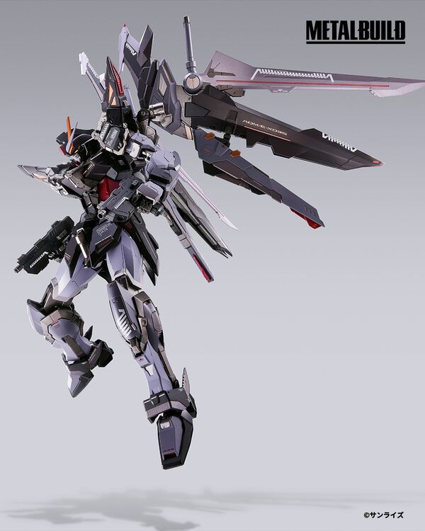 Kidou Senshi Gundam SEED C.E. 73 Stargazer - GAT-X105E+AQM/E-X09S Strike Noir Gundam - Metal Build - 20th Memorial Color
