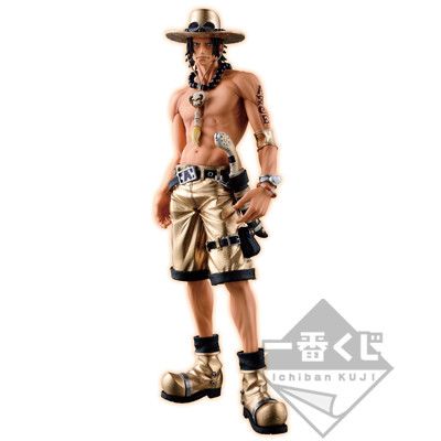 One Piece - Portgas D. Ace - Amusement Ichiban Kuji One Piece Super Master Stars Piece The Portgas D.Ace - Ichiban Kuji - Master Stars Piece - Super Master Stars Piece - Gold Version (Banpresto)