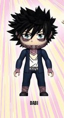 Boku no Hero Academia - Dabi - Kawaii Titans - My Hero Academia Kawaii Titans Mini Figure (Titan Merchandise)