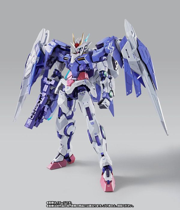 Gekijouban Kidou Senshi Gundam 00: A Wakening of the Trailblazer - Kidou Senshi Gundam 00 - GN-0000 00 Gundam - GN-0000+GNR-010 00 Raiser - GN-0000RE+GNR-010 00 Raiser GN Condenser Type - GNR-010 0 Raiser - Metal Build - 1/100 - Designers Blue ver.