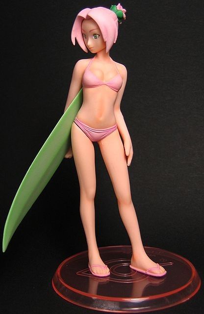 Naruto - Haruno Sakura - Naruto Premium Heroines Alpha - Naruto Premium Heroines Part 1 - Pink Swimsuit (MegaHouse)