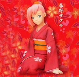 Naruto - Haruno Sakura - Naruto Premium Heroines Part 2 - Red Yukata ver. (MegaHouse)