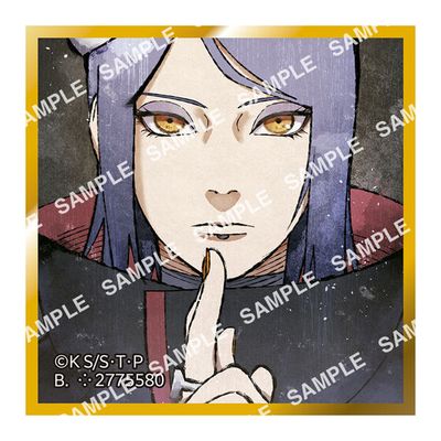 Naruto Shippuuden - Konan - Gashapon - Mame Gacha Shikishi - Mame Gacha Shikishi Naruto Shippuuden Vol.4