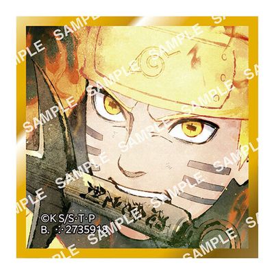 Naruto Shippuuden - Uzumaki Naruto - Gashapon - Mame Gacha Shikishi - Mame Gacha Shikishi Naruto Shippuuden Vol.2